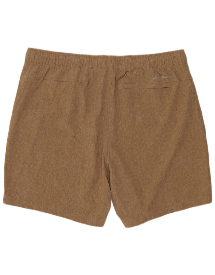 EDDIE BAUER Pantalones cortos casuales para hombre 2XL W42 Beige Poliéster