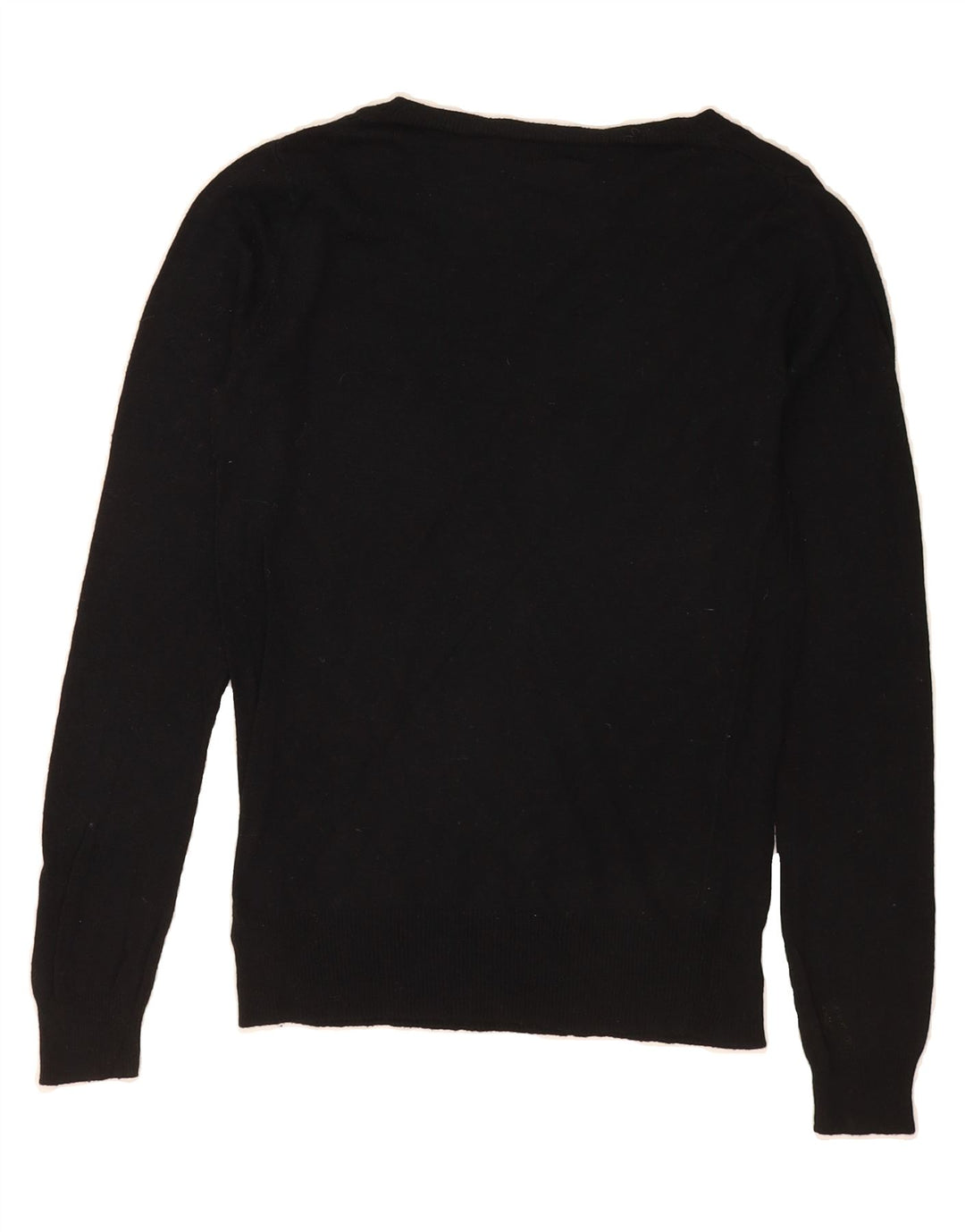 MOSSIMO Womens V-Neck Jumper Sweater UK 6 XS Black Nylon Vintage Mossimo and Second-Hand Mossimo from Messina Hembry 