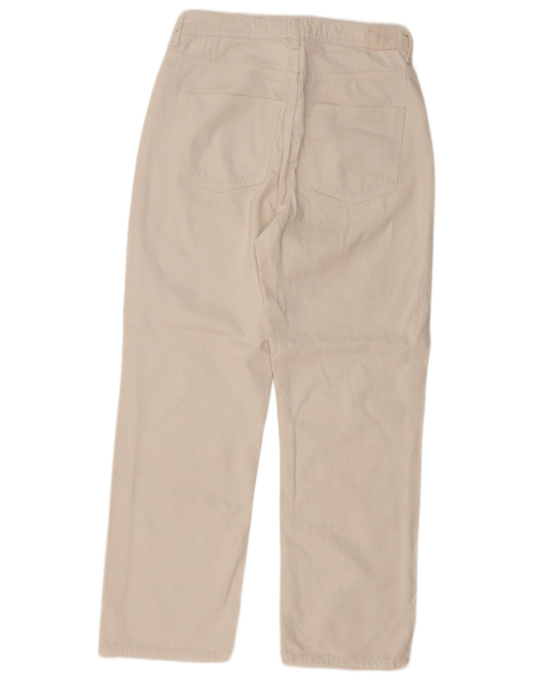 Zara Vaqueros Rectos Mujer EU 38 Small W28 L29 Blanco