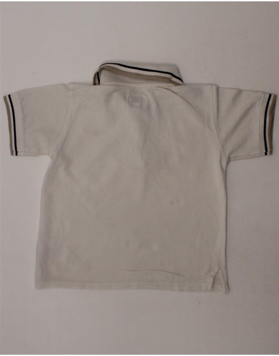 ARMANI JUNIOR Boys Polo Shirt 4-5 Years White Cotton Vintage Armani Junior and Second-Hand Armani Junior from Messina Hembry 