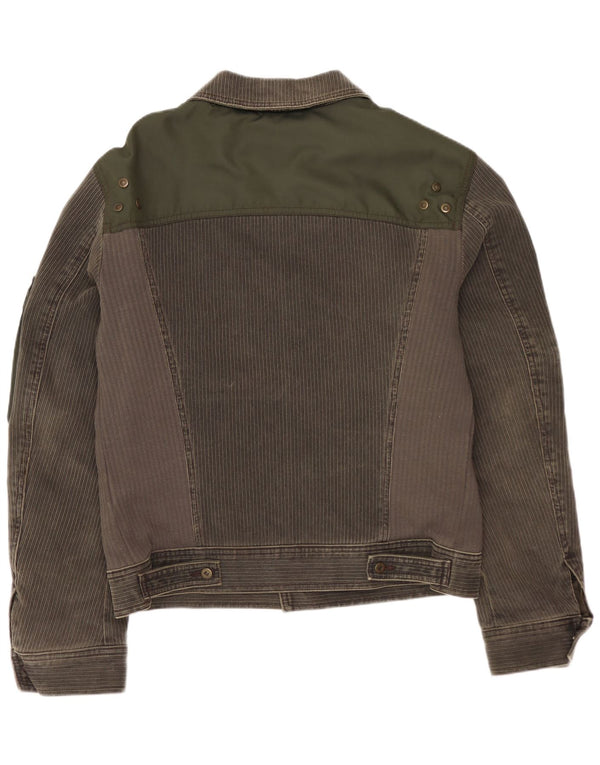 DOLCE & GABBANA Chaqueta de pana Ittierre para hombre UK 38 Gris medio