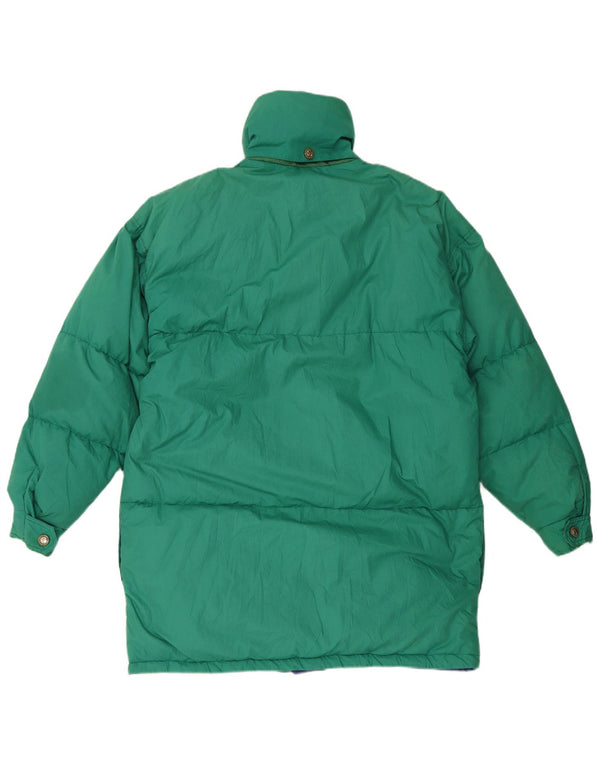 Puma Abrigo acolchado para hombre UK 38 Poliéster verde medio