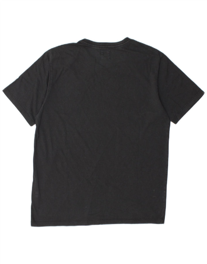 Levi's Camiseta estándar para hombre, talla mediana, negra