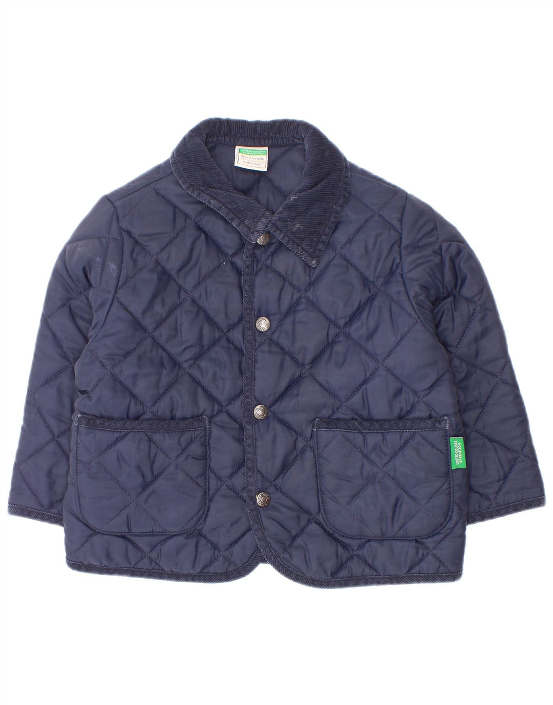 Benetton Chaqueta Acolchada Niño 5-6 Años Azul Marino