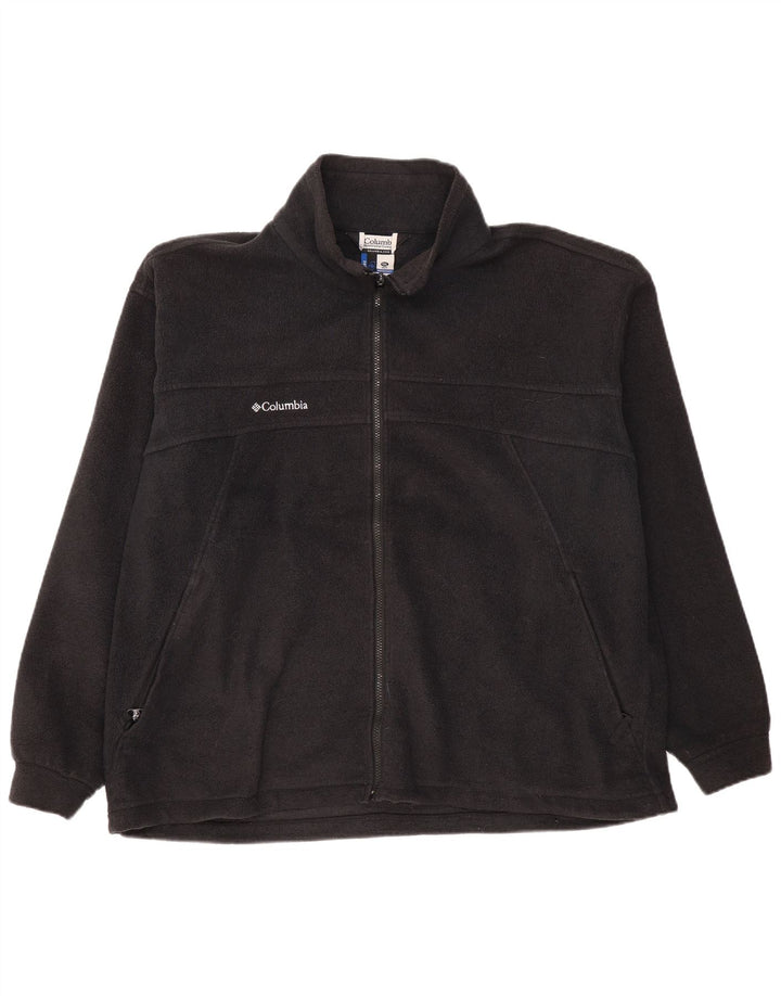 COLUMBIA Chaqueta polar intercambiable para hombre UK 44 2XL Poliéster negro