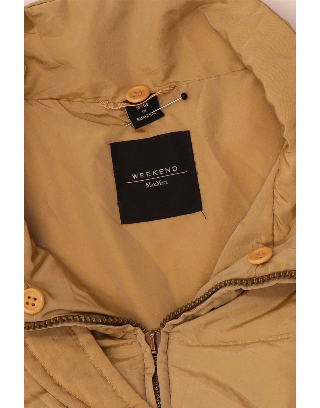 Chaqueta acolchada de fin de semana para mujer Max Mara UK 42 Medium Beige