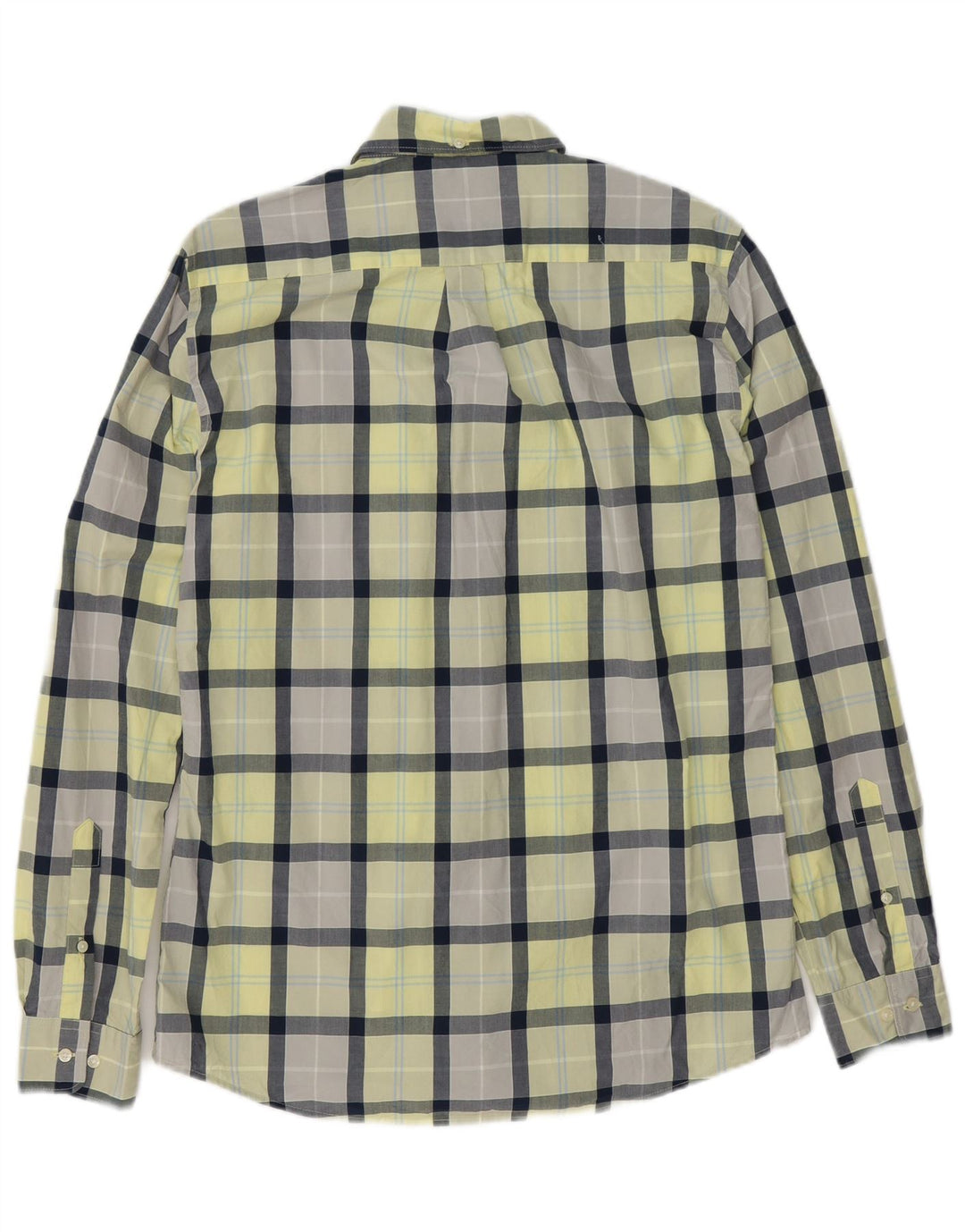 Barbour Camisa Relaxed Fit De Algodón A Cuadros Amarillo Medio |