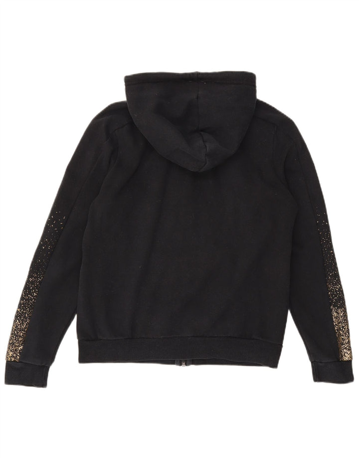 Puma - Sudadera con capucha y cremallera para mujer, talla 40, tamaño mediano, color negro