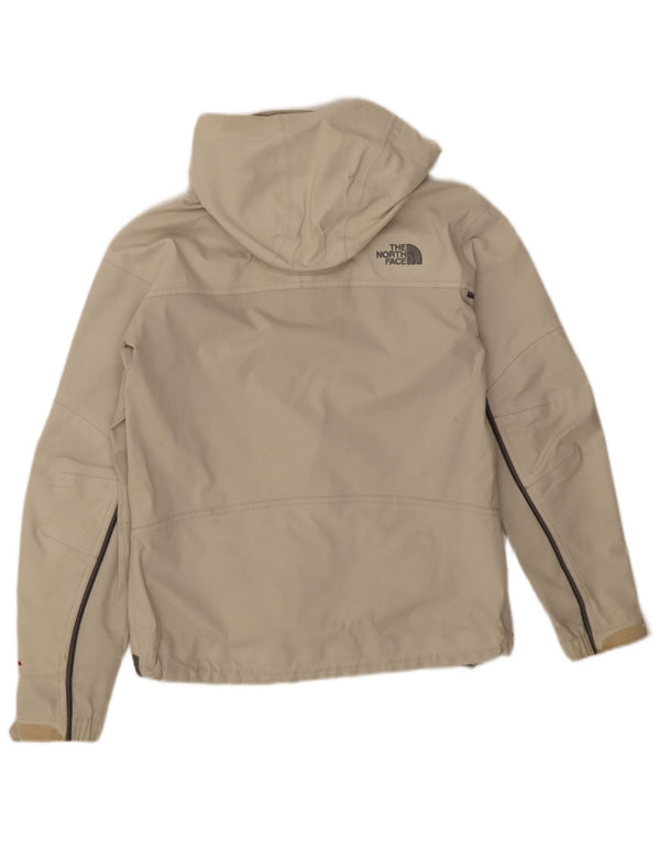 The North Face Chaqueta cortavientos con capucha para mujer UK 10 Small Off White Nylon