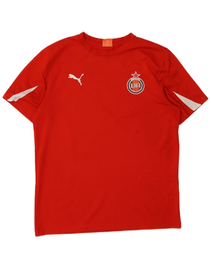 Puma - Camiseta gráfica para hombre, talla grande, color rojo