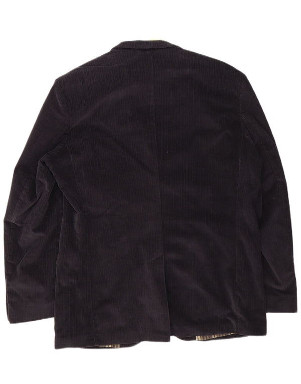 Marks & Spencer Chaqueta tipo blazer con 2 botones y autógrafo para hombre, talla 40, color negro