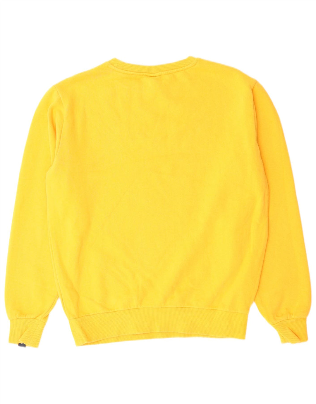 ELLESSE Sudadera de gran tamaño con gráfico para mujer UK 12 Medium Yellow