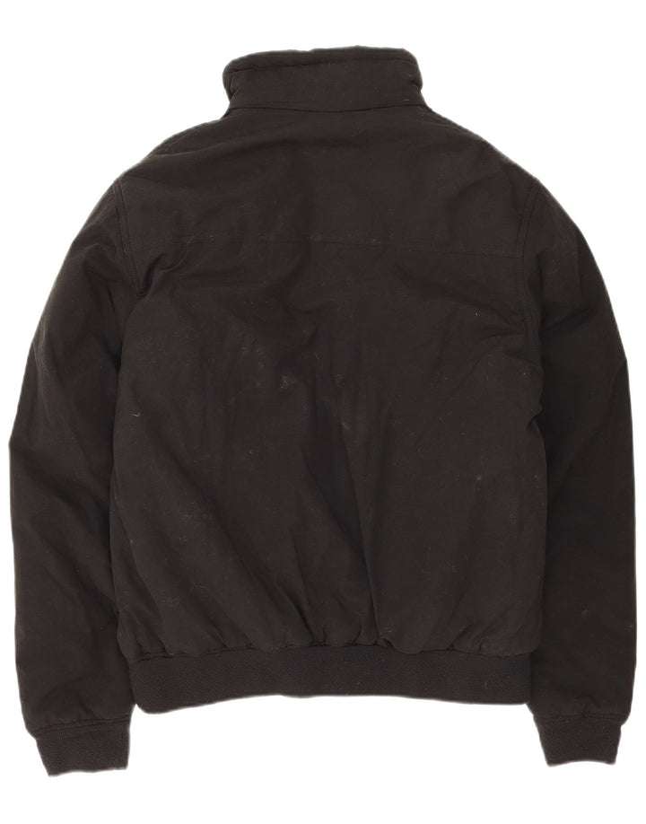 ASICS Chaqueta cortavientos para hombre Reino Unido 40 Grande Algodón negro