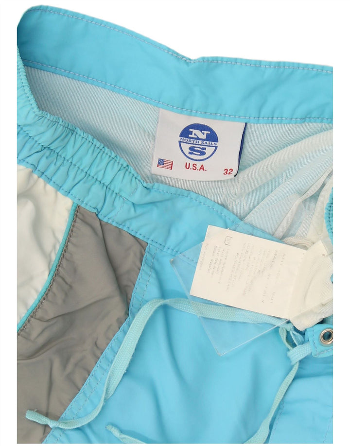 Bañador Hombre North Sails Poliamida Color Block Azul Medio