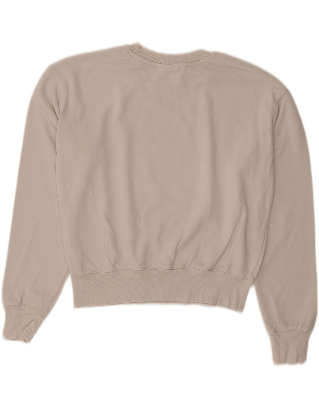 CHAMPION Sudadera con gráfico corto para mujer, talla 44, color beige medio