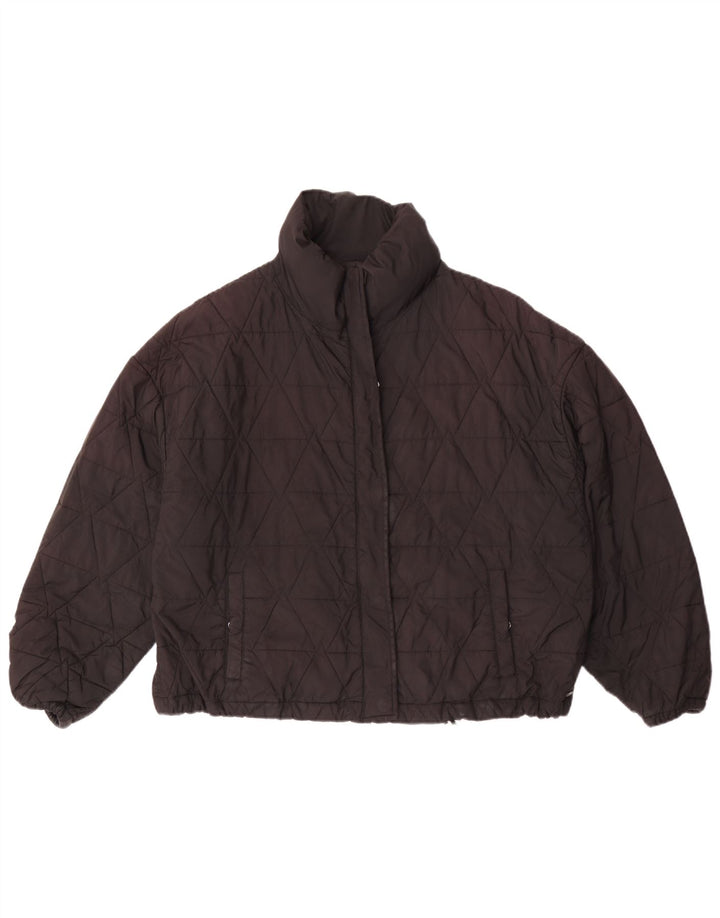 Scotch & Soda Chaqueta acolchada extragrande para mujer UK 10 Small Poliéster negro