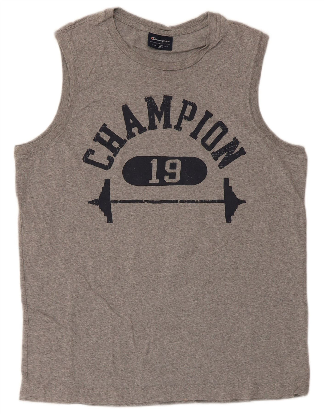 Champion Camiseta Sin Mangas Con Gráfico Gris Medio