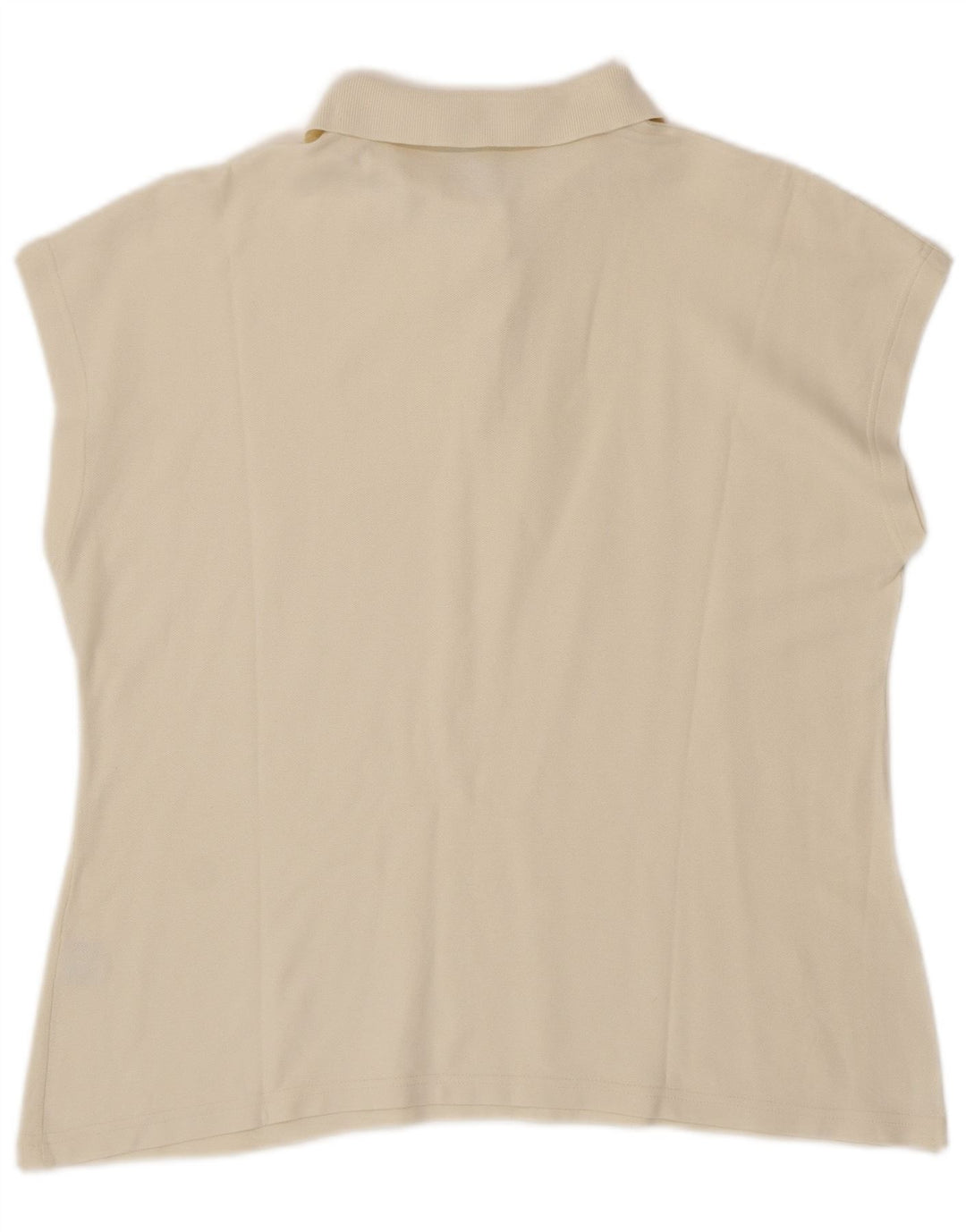 FILA Polo sin mangas para mujer IT 54 2XL Algodón blanco roto