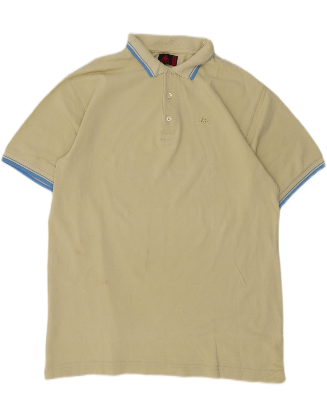 Kappa Polo Hombre XL Amarillo Algodón