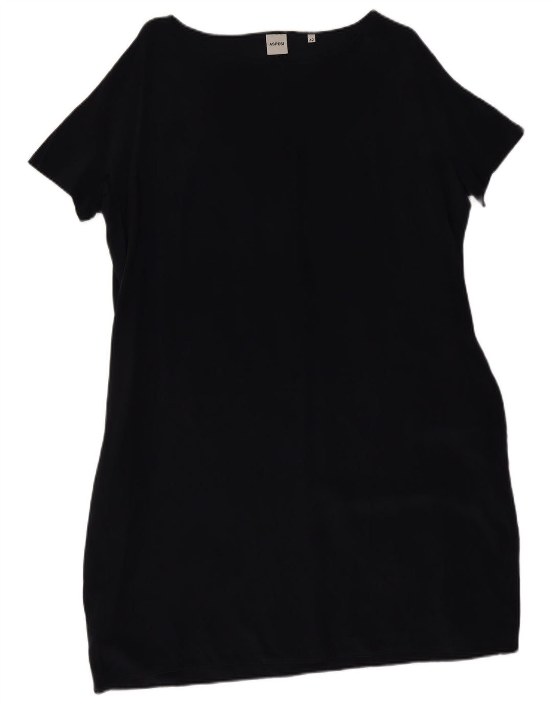Vestido tubo Aspesi para mujer IT 42 Medium Seda azul marino