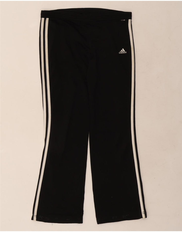 Adidas Pantalones de chándal para mujer UK 8 Small Negro Poliéster