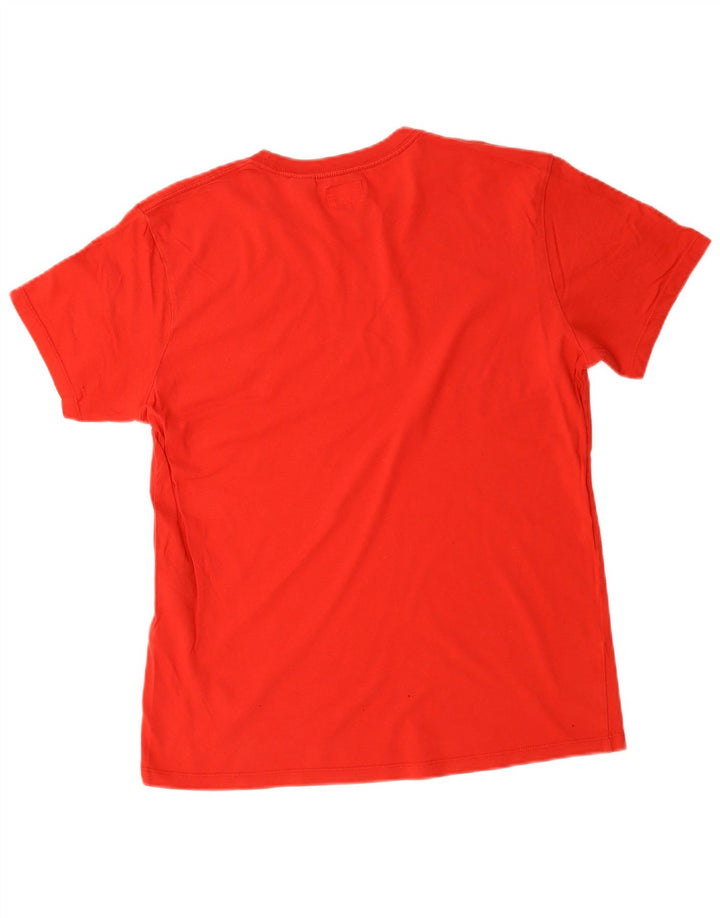 LEVI'S Mens T-Shirt Top Medium Red Cotton