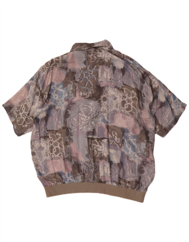 Canda Camisa tipo jersey de manga corta para hombre IT 56/58 XL Patchwork multicolor