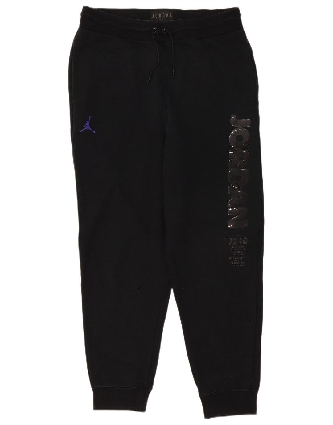 Jordan Pantalones De Chándal Con Gráficos Para Hombre Joggers De Algodón Negro Mediano
