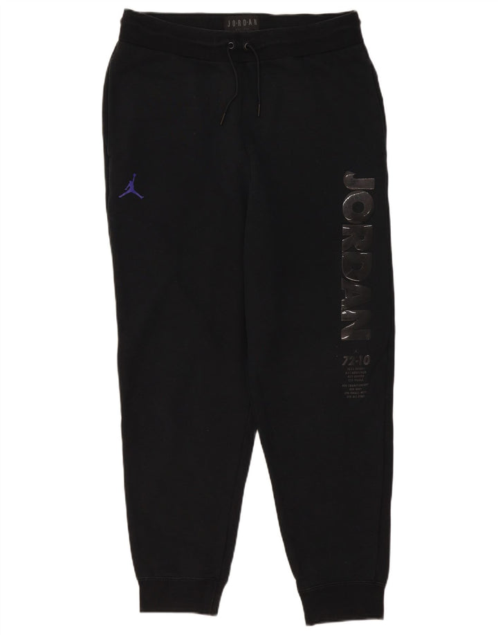 Jordan Pantalones De Chándal Con Gráficos Para Hombre Joggers De Algodón Negro Mediano