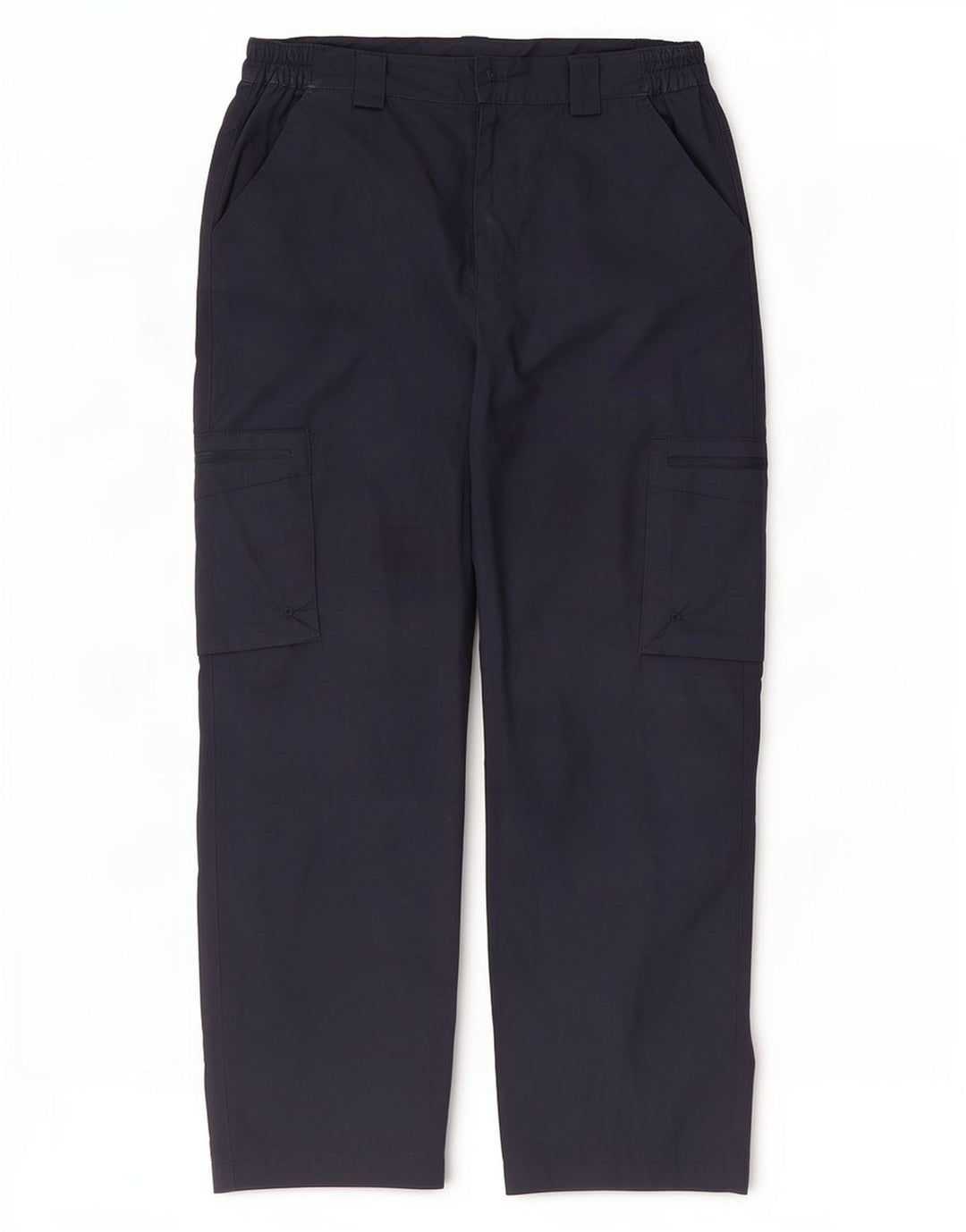 Pantalones cargo rectos para hombre de Mountain Warehouse W32 L27 Poliéster azul marino