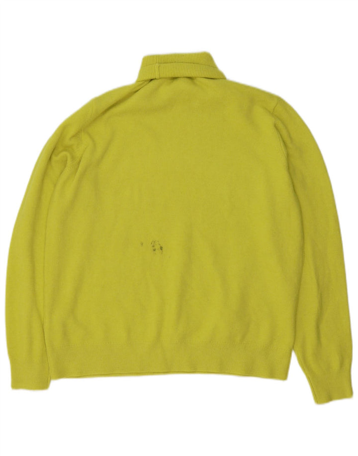 Marks & Spencer Jersey con cuello vuelto para hombre Poliéster verde medio