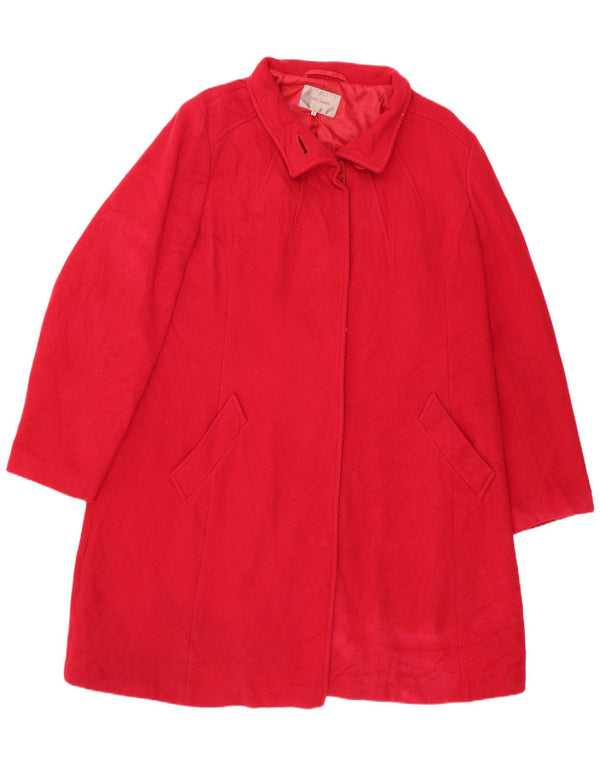 John Lewis Abrigo para mujer UK 18 XL Lana roja