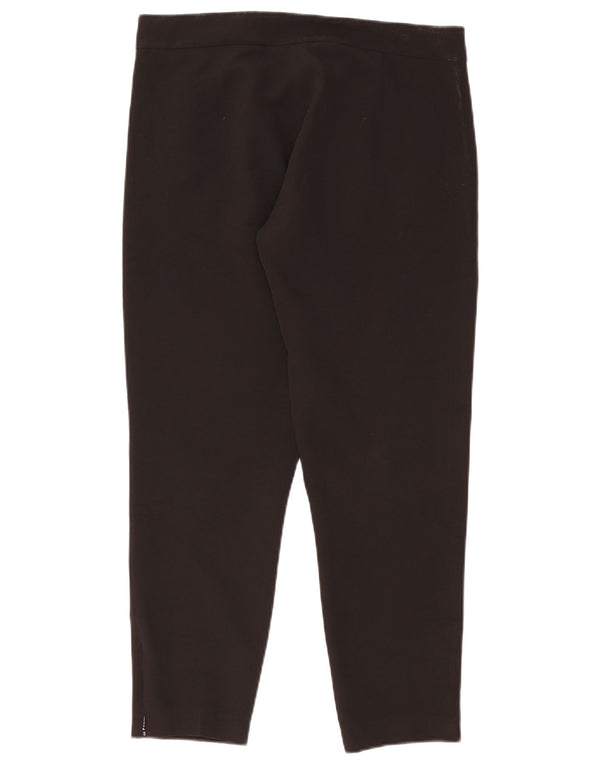 Trussardi Pantalones Casuales Slim para Mujer IT 46 Large W36 L27 Negro Poliéster