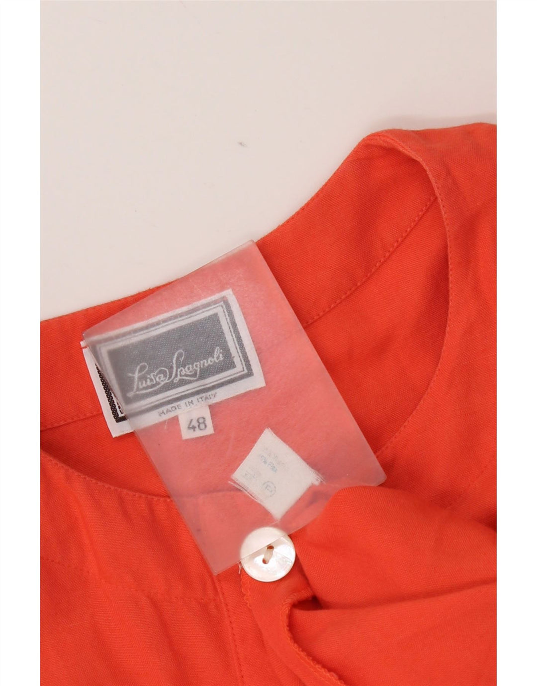 Luisa Spagnoli Vestido recto para mujer IT 48 XL Naranja