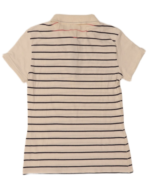 Champion Heritage Fit Polo para niña 13-14 años XL Blanco Rayas