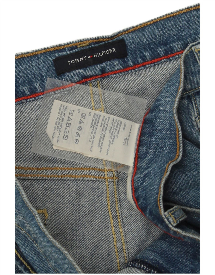 Tommy Hilfiger Vaqueros rectos para hombre W38 L34 Algodón azul