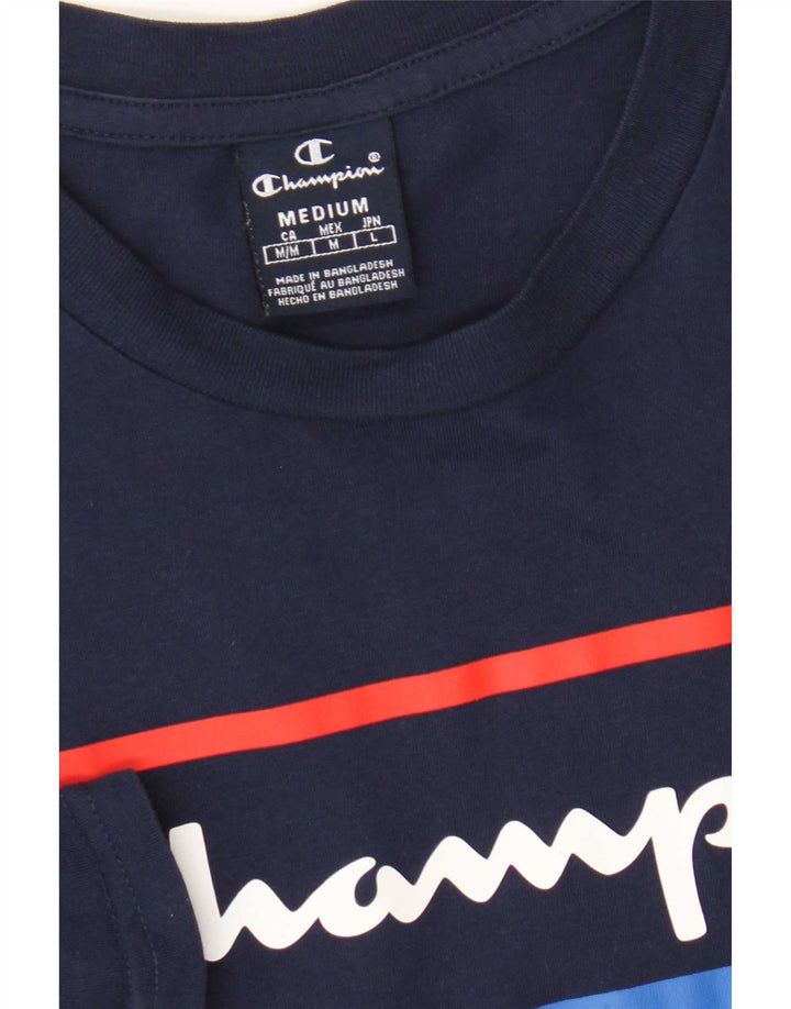 Champion Camiseta Gráfica Para Hombre Top Medium Azul Marino