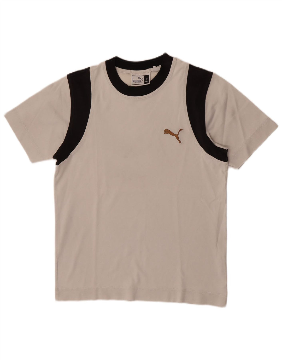 Camiseta Puma Hombre Top Small Blanco Colorblock