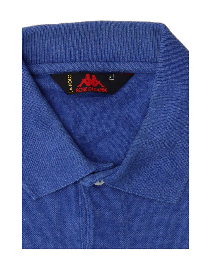 KAPPA Mens Polo Shirt XL Blue Cotton Vintage Kappa and Second-Hand Kappa from Messina Hembry 