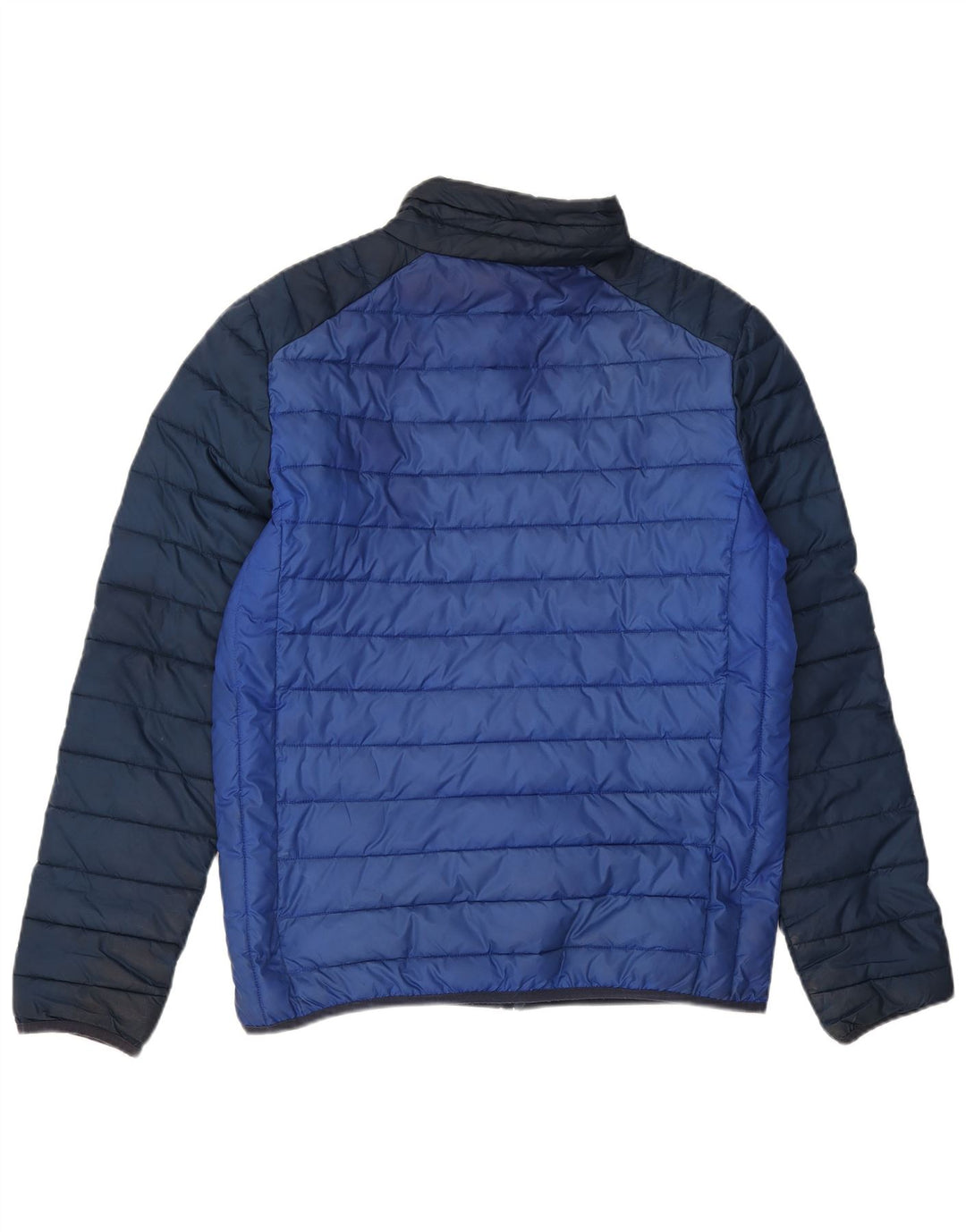 Ellesse Chaqueta acolchada para hombre ES 38 Poliéster color block azul medio