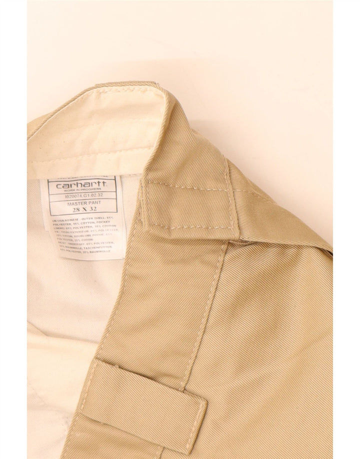 CARHARTT Pantalón chino slim para hombre W28 L30 Poliéster beige
