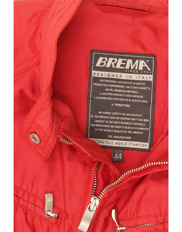 Chaqueta Biker Brema Mujer IT 44 Medium Rojo Poliamida