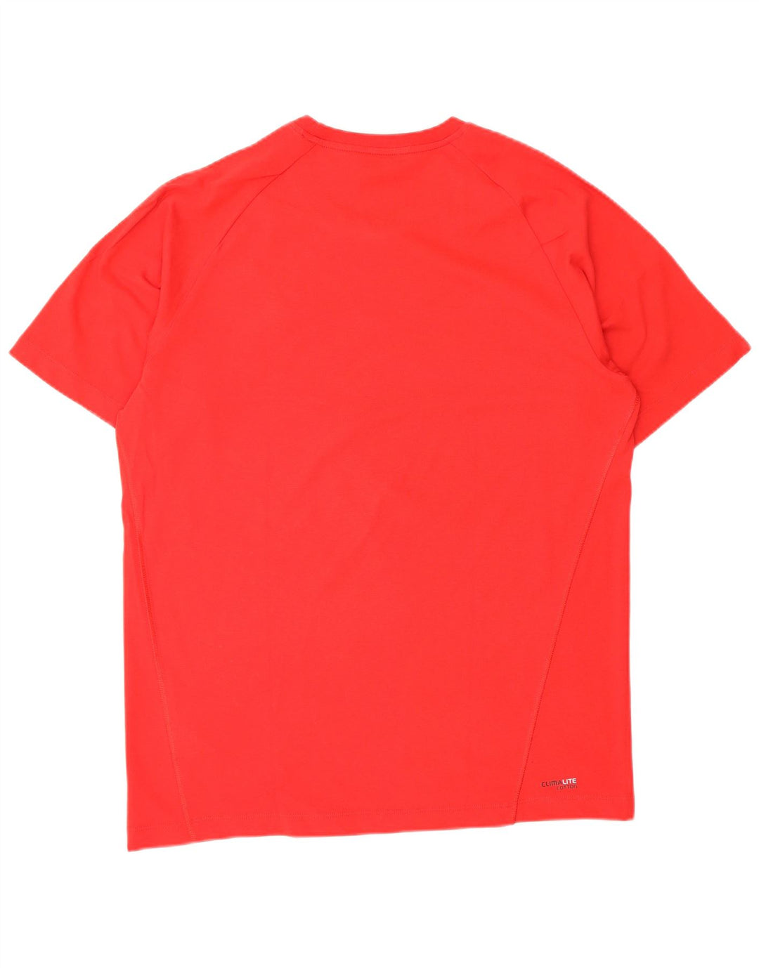 Adidas Mens Clima 365 Camiseta Top Medio Rojo Algodón