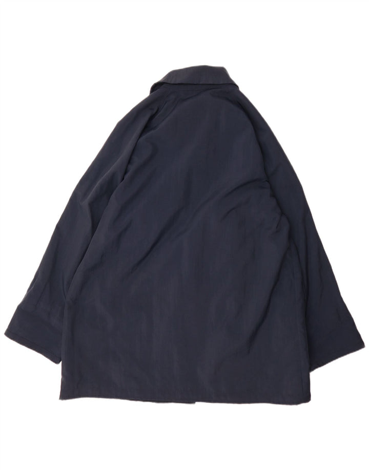 Les Copains Chaqueta utilitaria extragrande Blue Eagle para mujer IT 44 Medium Navy