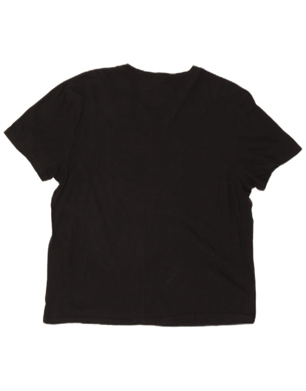 Levi's Camiseta Mujer Top EU 42/44 Grande Algodón Negro