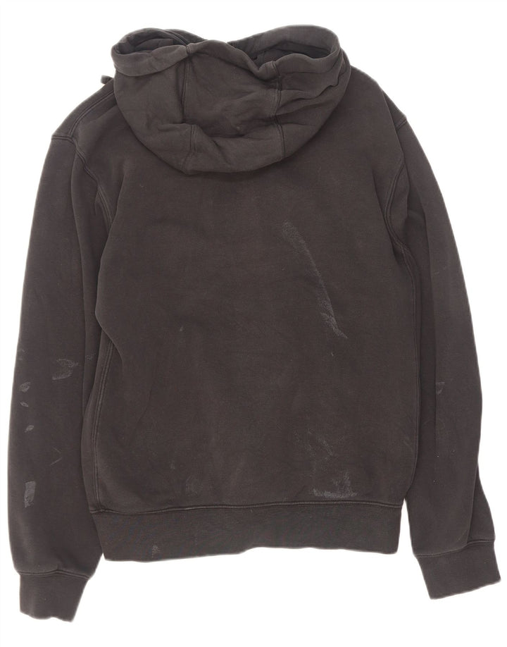 Nike - Sudadera con capucha y cremallera para hombre, talla pequeña, algodón negro