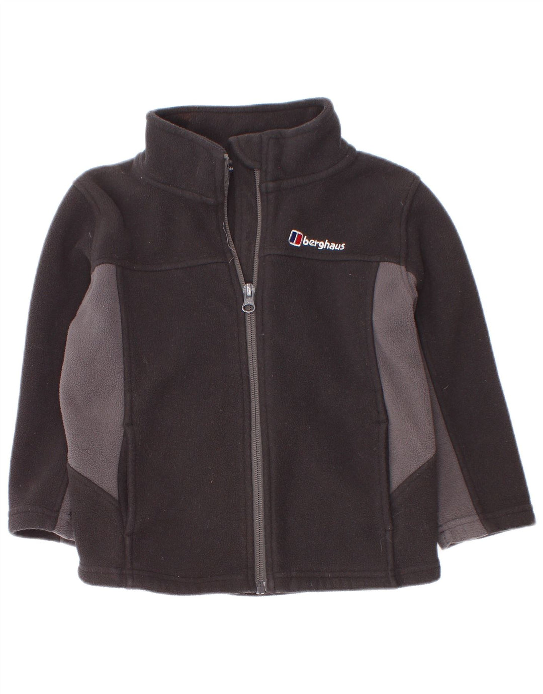 Bergans Chaqueta polar para niño 5-6 años Negro Poliéster color block