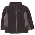 Bergans Chaqueta polar para niño 5-6 años Negro Poliéster color block