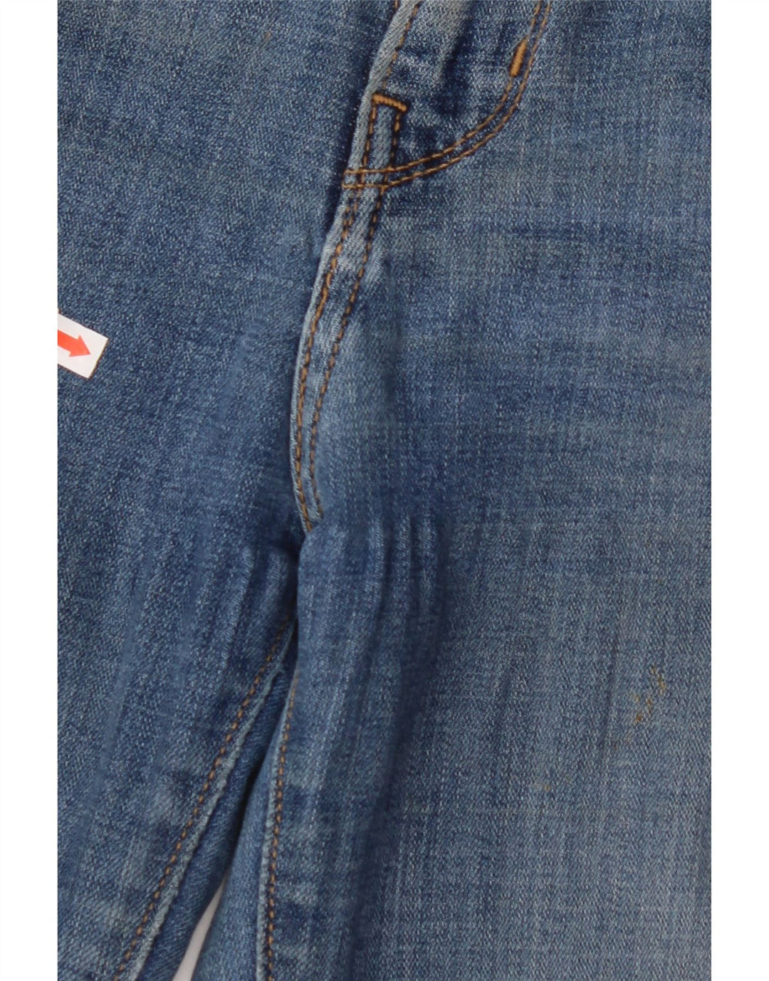 LEVI'S Jeans ajustados de talle alto 721 para mujer W25 L30 Algodón azul