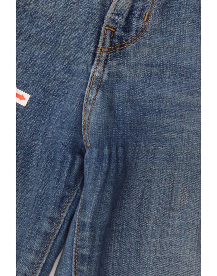 LEVI'S Jeans ajustados de talle alto 721 para mujer W25 L30 Algodón azul
